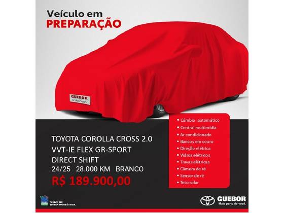 TOYOTA COROLLA CROSS 2.0 VVT-IE FLEX GR-SPORT DIRECT SHIFT